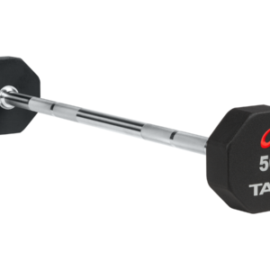 8-Sided Premium Urethane Fixed Barbell with Straight Handle
