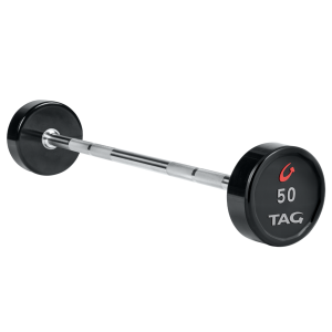 Premium Urethane Fixed Barbell with straight handle