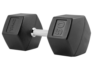 HEX Rubber Dumbbell
