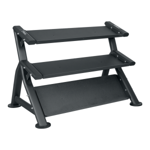 HEX 3-Tier Dumbbell Rack (Holds 10 Pairs)