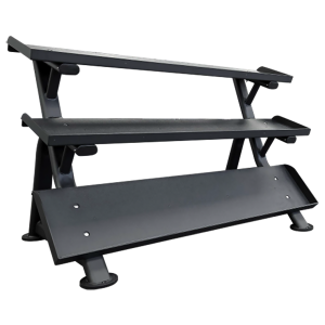 HEX 3-Tier Dumbbell Rack (Holds 15 Pairs)