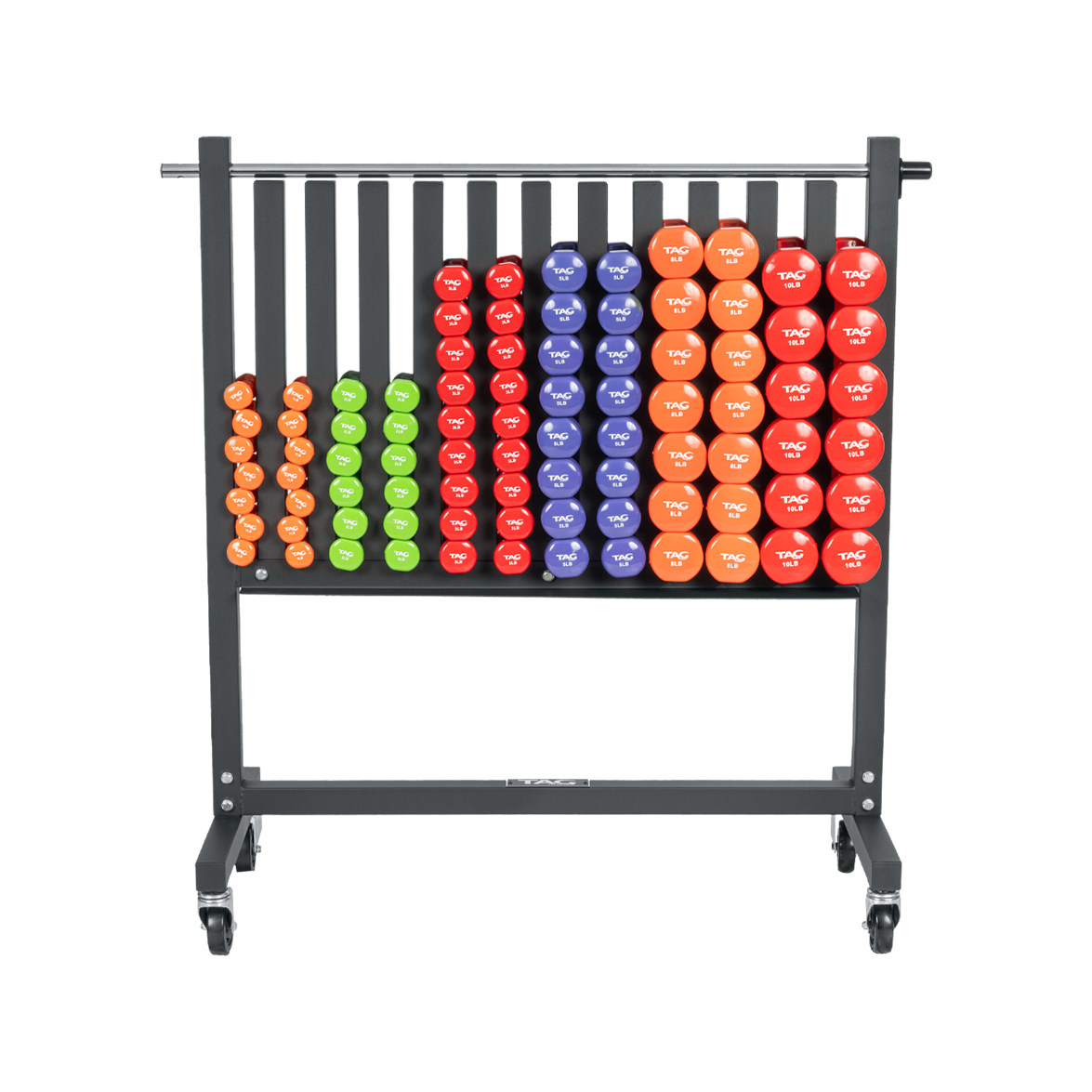 Vertical Vinyl Dumbbell Rack - Image 2